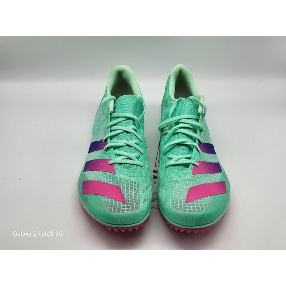 Adidas Adizero Distancestar Track Field Shoes Mens Size 12.5 Green Pink GV9078 - Picture 2 of 10